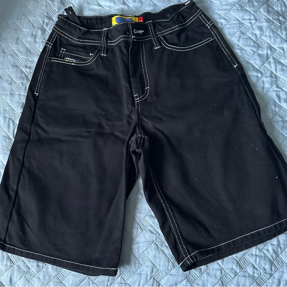 Empyre Black Jean Shorts for Men